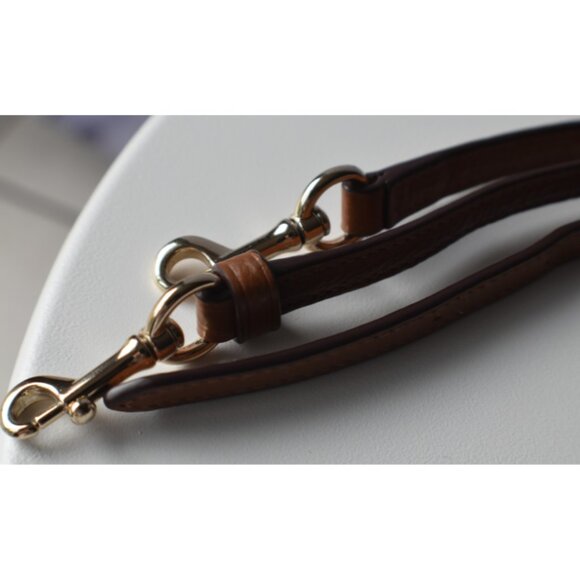 Preowned Coach Mini Bennett Satchel โ Saddle Brown Crossgrain Leather Purse - Picture 12 of 16